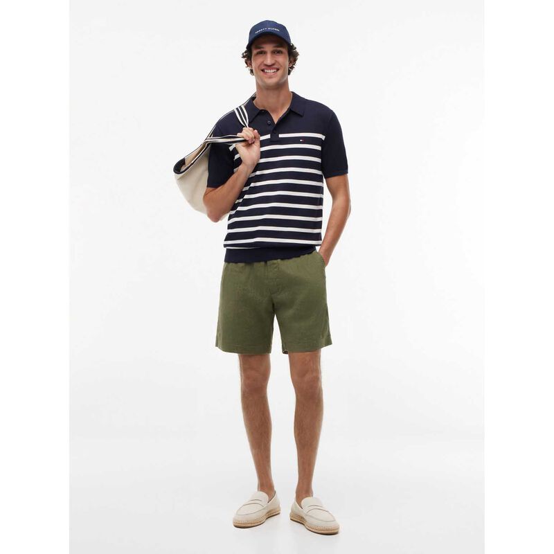 Tommy Hilfiger Dover Linen Blend 8" Inseam Chino Shorts image number 3